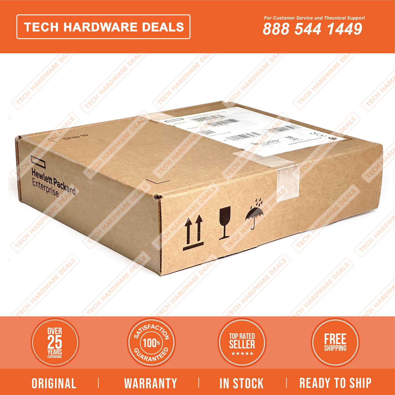 P02424-001 3 Year HPE Warranty RETAIL BOX HPE Synergy 6820C 25/50Gb CNA Mezzanin