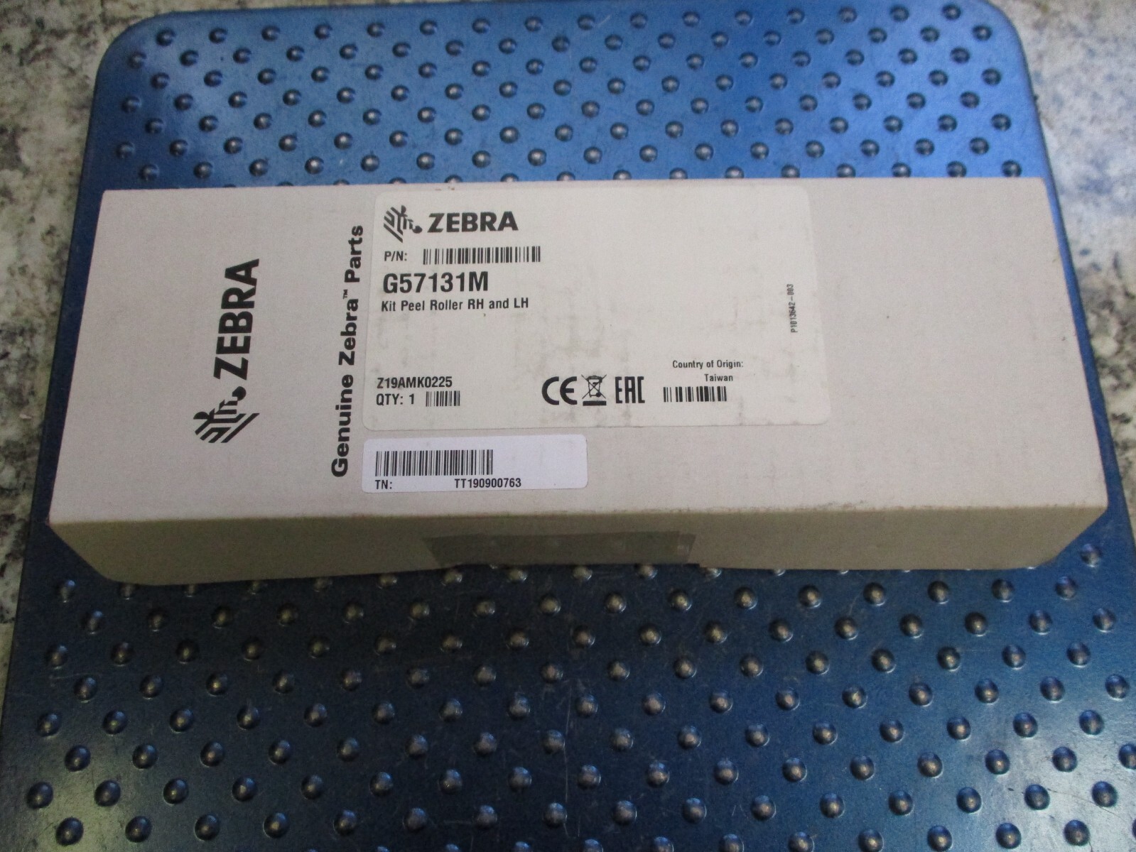 NEW ZEBRA KIT PEEL ROLLER RH AND LH G57131M