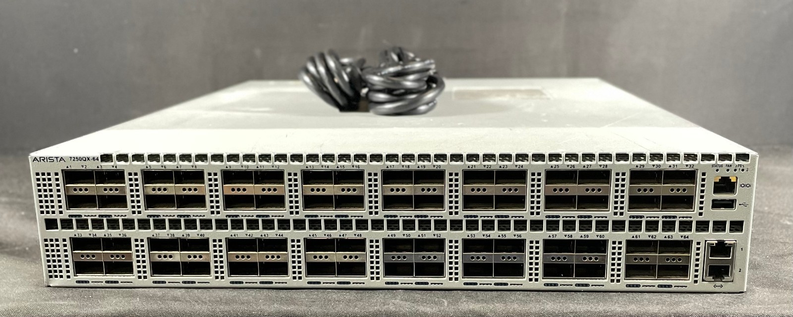 Arista DCS-7250QX-64-F 64 Port 40GbE QSFP+ Switch w/ 2x AC- Same Day Shipping