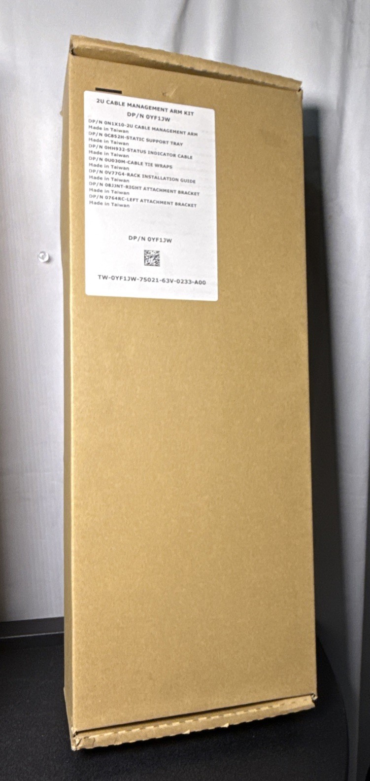 NEW Dell 2U Cable Management Arm Kit D/PN 0YF1JW