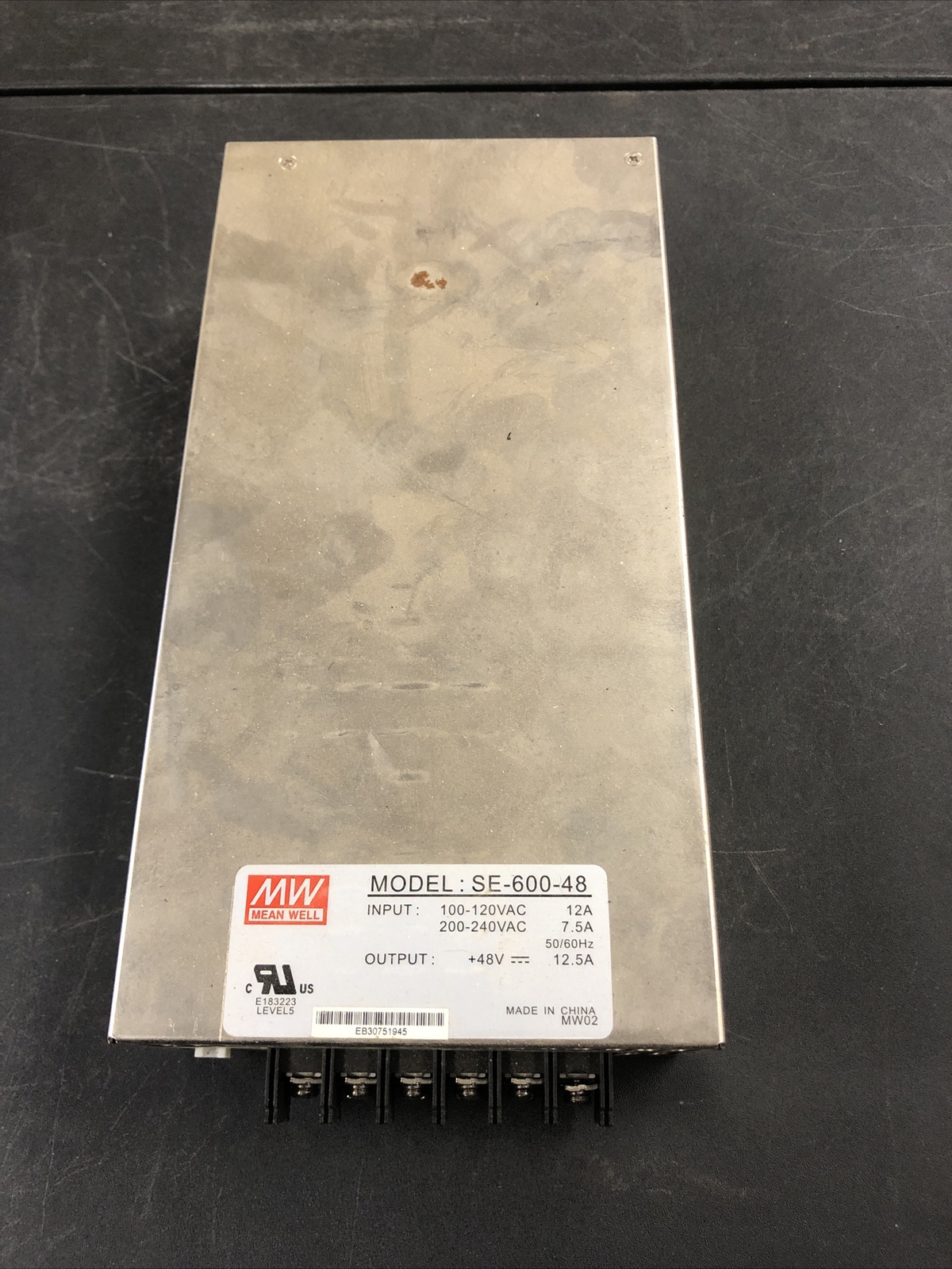 🔥🔥🔥🔥Switching Power Supply MEAN WELL SE-600-48 Single Output 48V 12.5A 600W