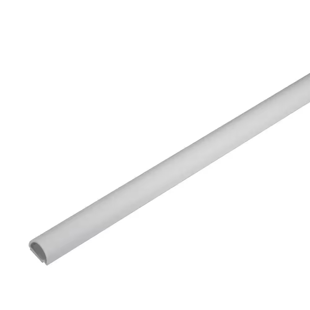 Wiremold Cordmate Cord Cover 5 Ft. Channel, Cord Hider for Home or Office, Holds