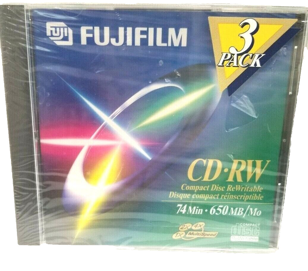 Fujifilm CD-R74 min  650 mb/mo  3pack New