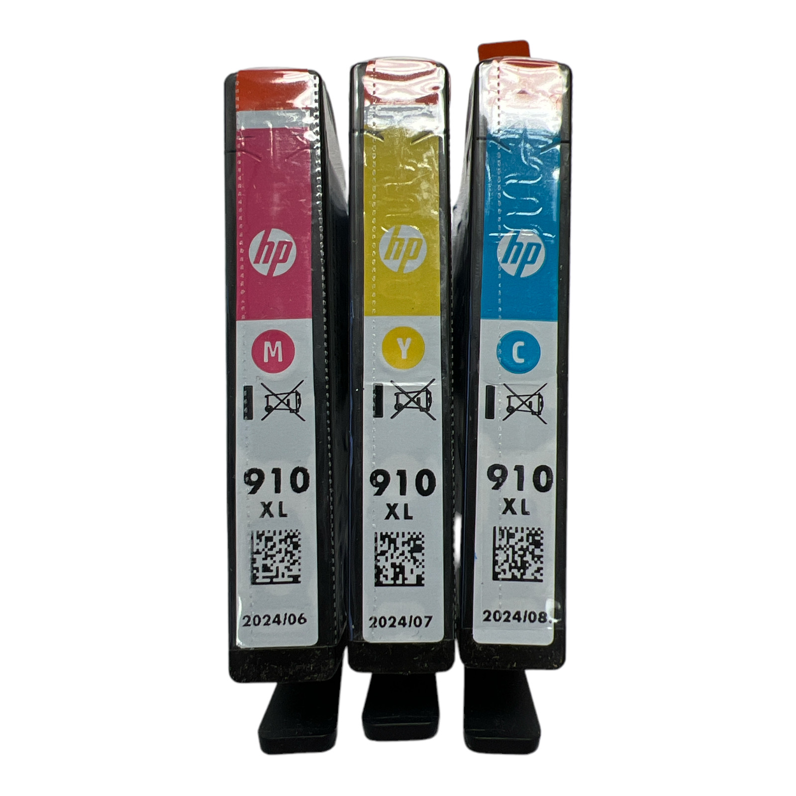 3 PACK HP GENUINE 910XL CMY COLOR INK OFFICEJET 6950 6958 8015e 8010e