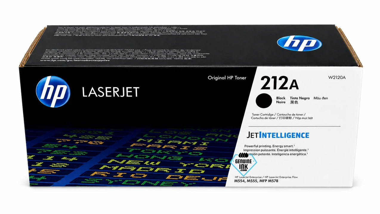 Genuine HP 212A Toner Cartridge W2120A W2121A W2122A W2123A LaserJet M55X/M578