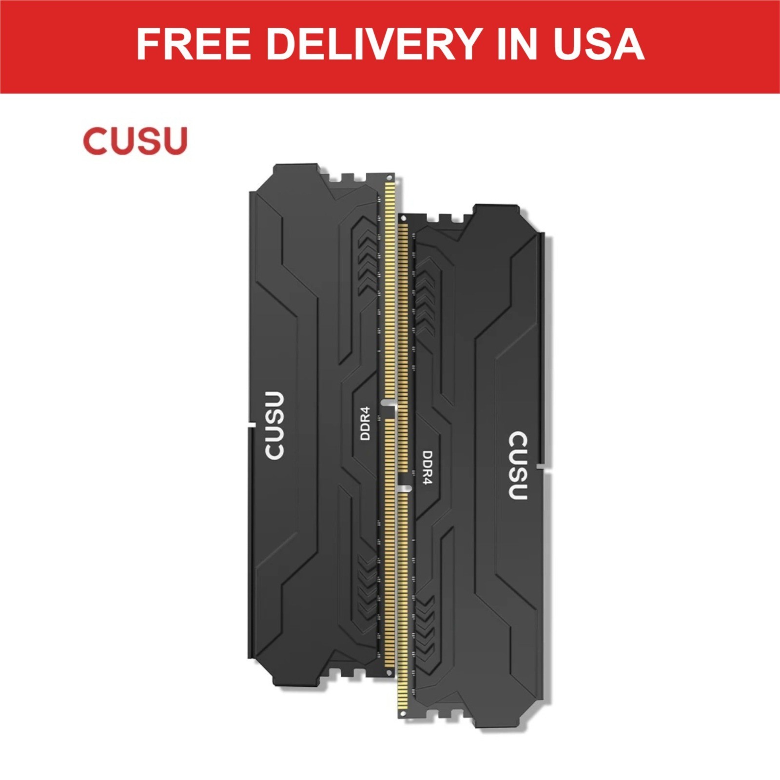CUSU DDR4 Desktop RAM 8GB 16GB 24GB 32GB 3200MHz 3600MHz UDIMM 288-Pin XMP 2.0