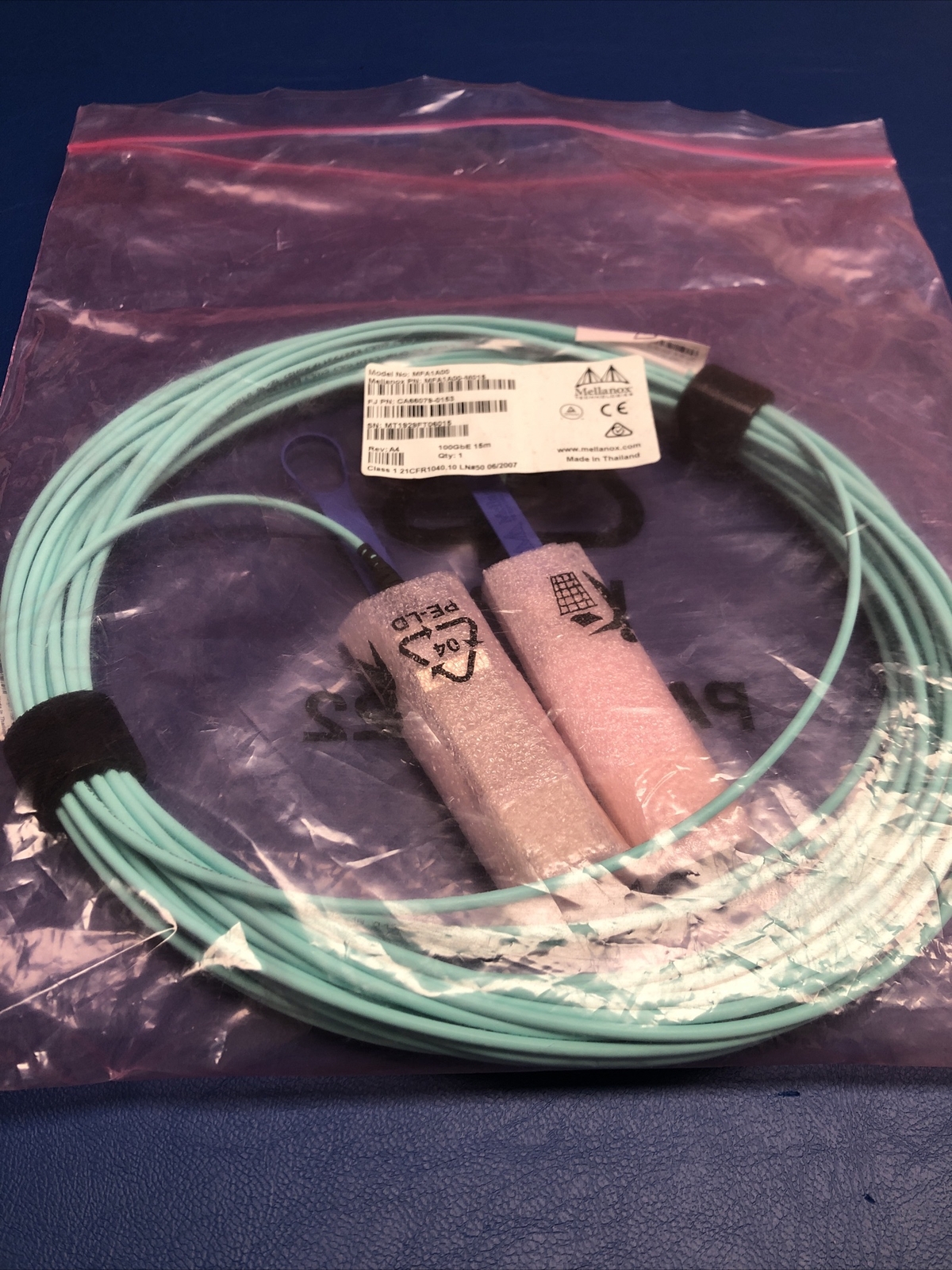 Mellanox MFA1A00 100GbE 15M Patch Active Optical Cable  MFA1A00-M015