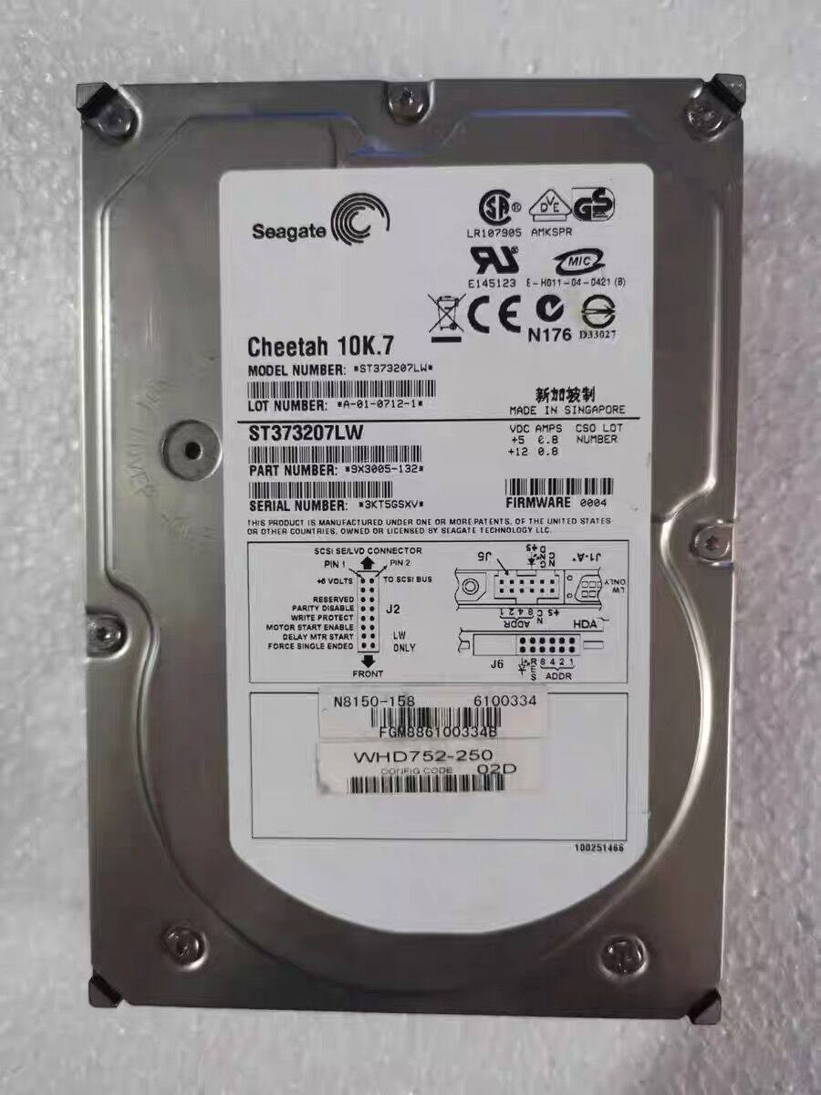 For Seagate/Seagate ST373207LW 73G 10K7 68-pin SCSI hard drive ST373307LW