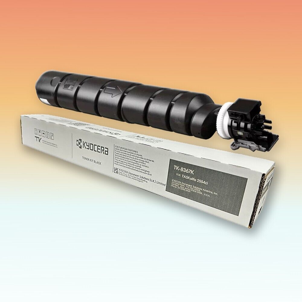 Genuine Kyocera TK-8367K TK-8367 Black Toner Cartridge for TASKalfa CS 2554ci