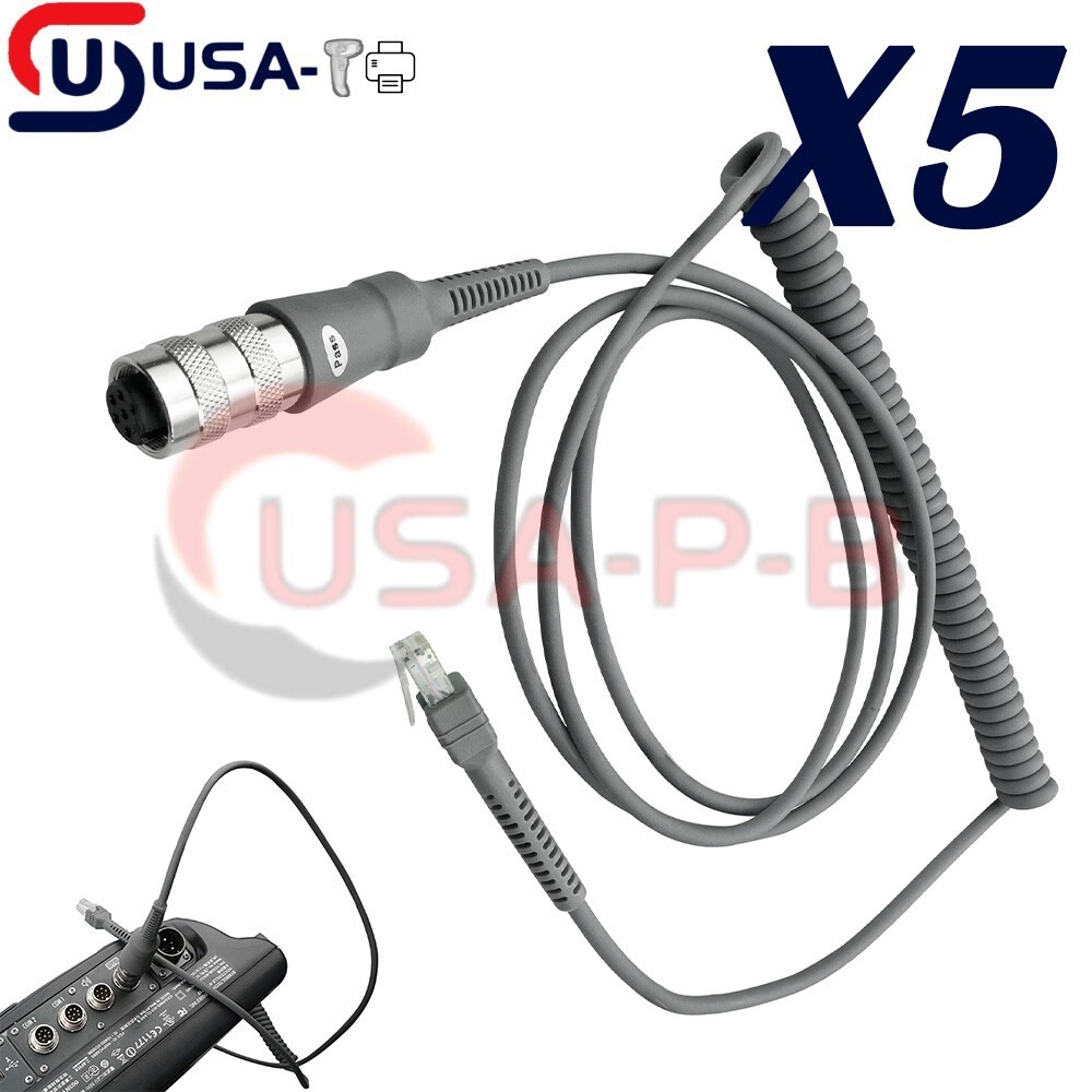 5PCS 6Pin USB SCANNER CABLE VC5090 to LS3408 DS3508 25-71918-01R / CBL-71918-11R