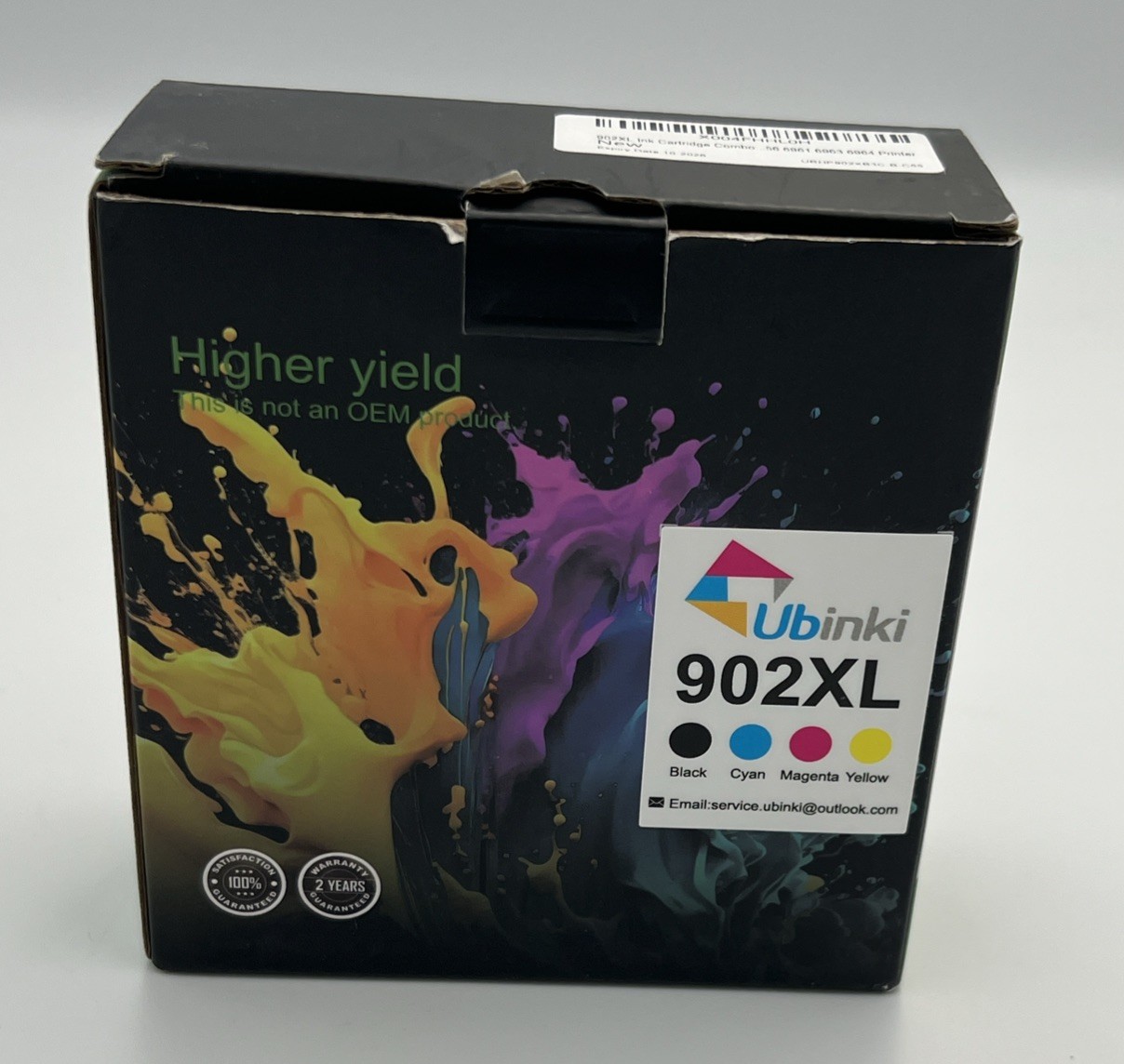 New Ubinki 902XL Ink Cartridges Combo 4-Pack for HP OfficeJet Pro 6978 6968 6960