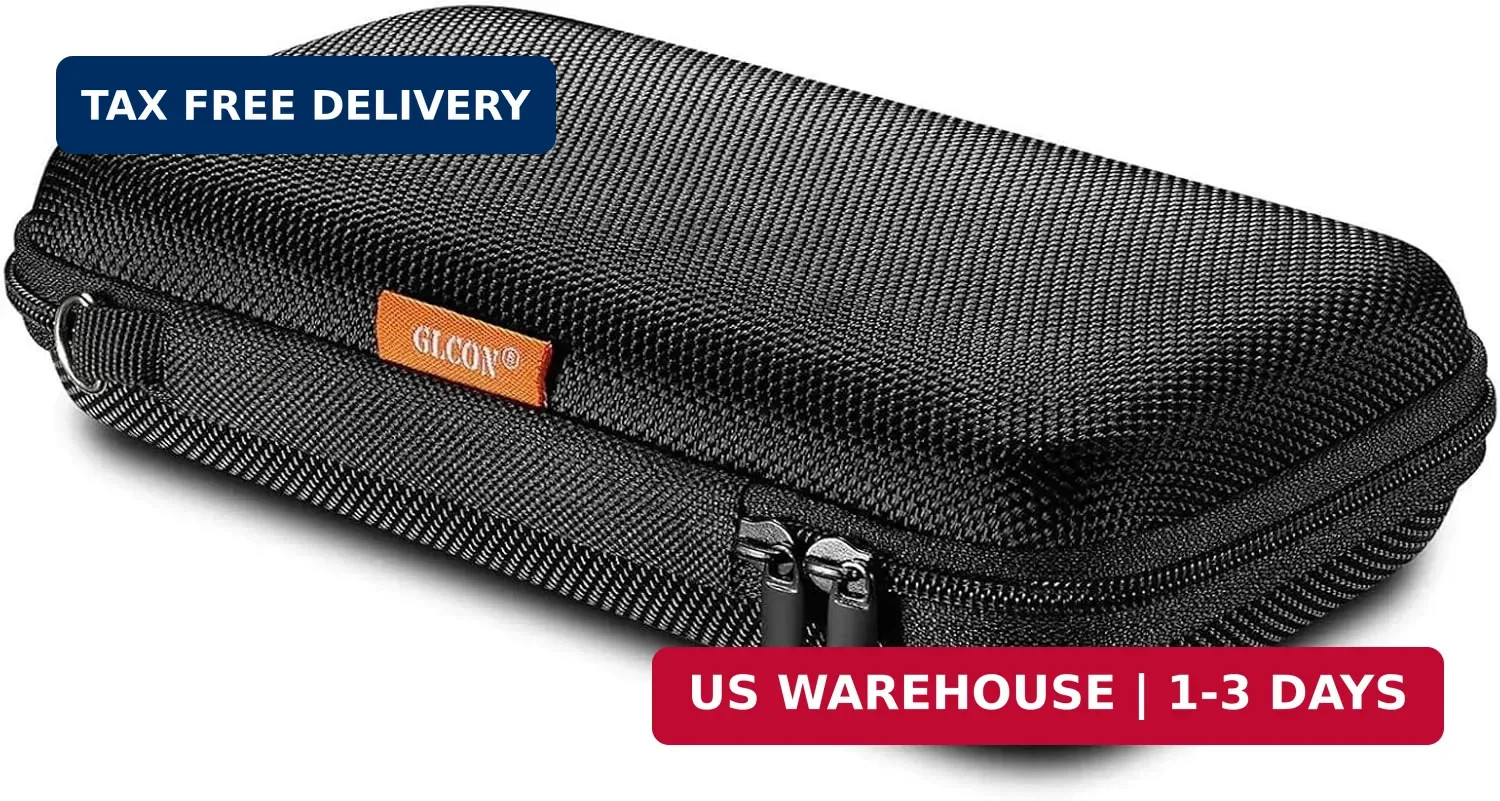 Hard EVA Protective Case, Portable Carrying Bag with Mesh Pocket,Black