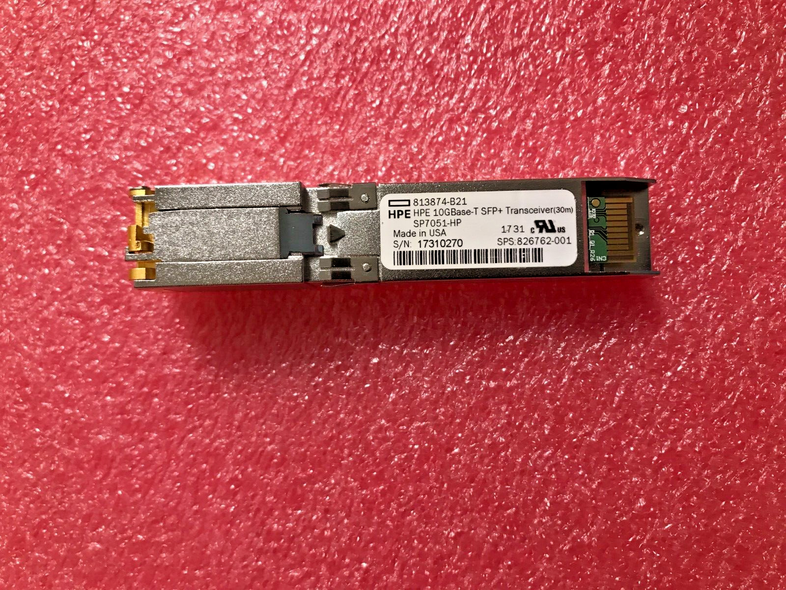 Original HPE 813874-B21 SP7051-HP 10GBase-T SFP+ Transceiver Module 826762-001
