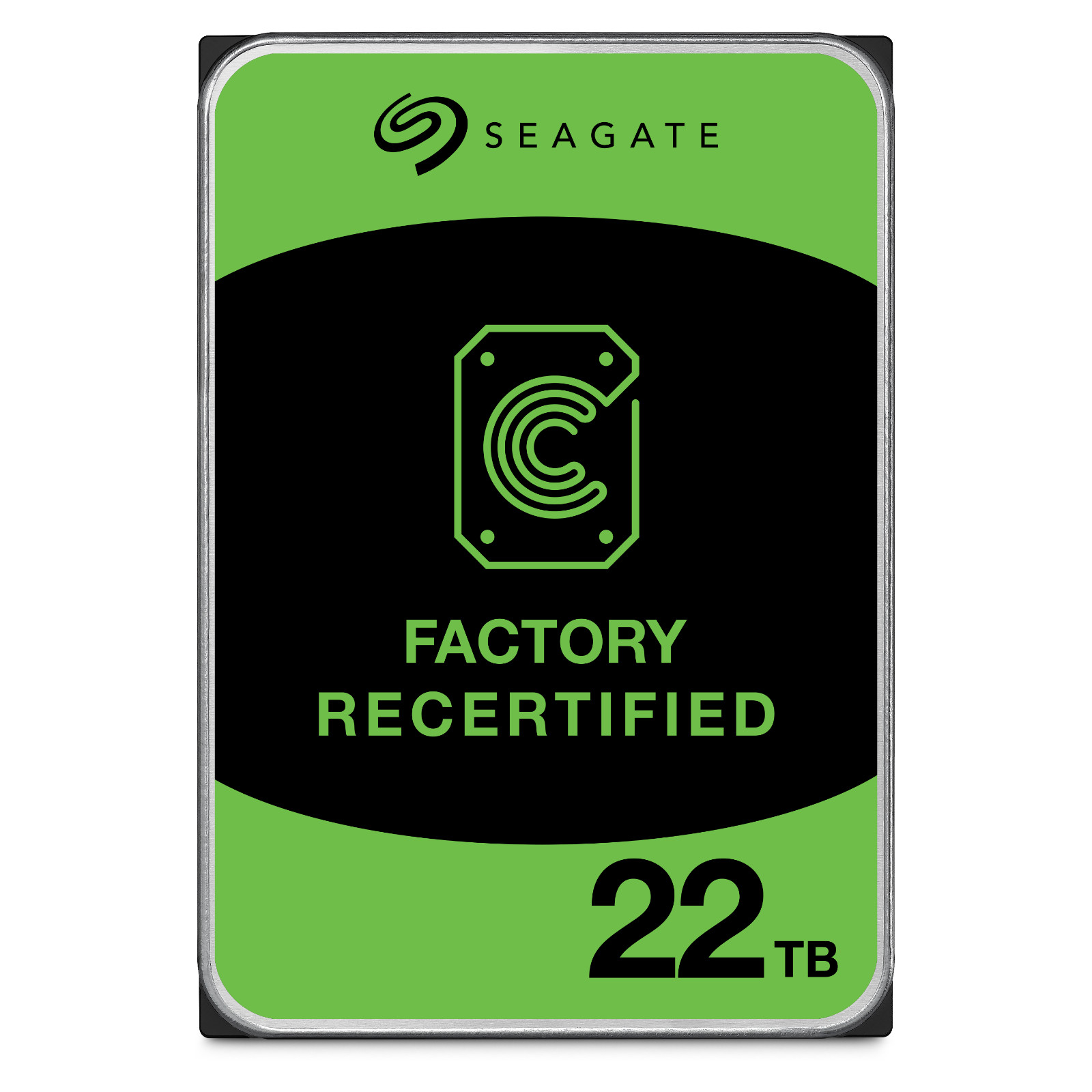 Seagate Exos HDD 22TB ST22000NM000C (Recertified)