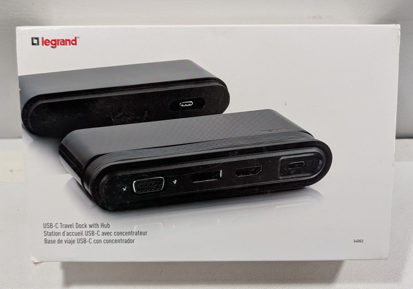 C2G USB-C Travel Dock with Hub Docking Kit USB-C 34062C2G by Legrand - Brand New