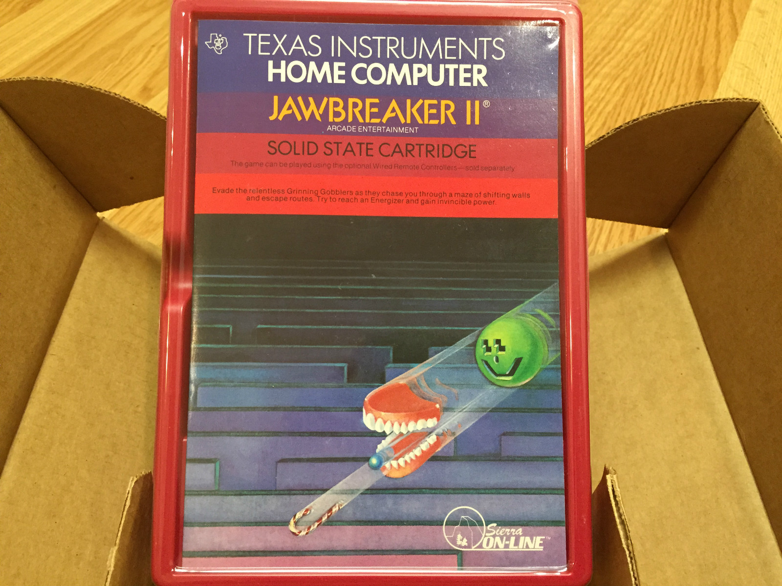 JAWBREAKER II video game Texas Instruments TI 99/4a Computer NEW CASE FRESH -NIB