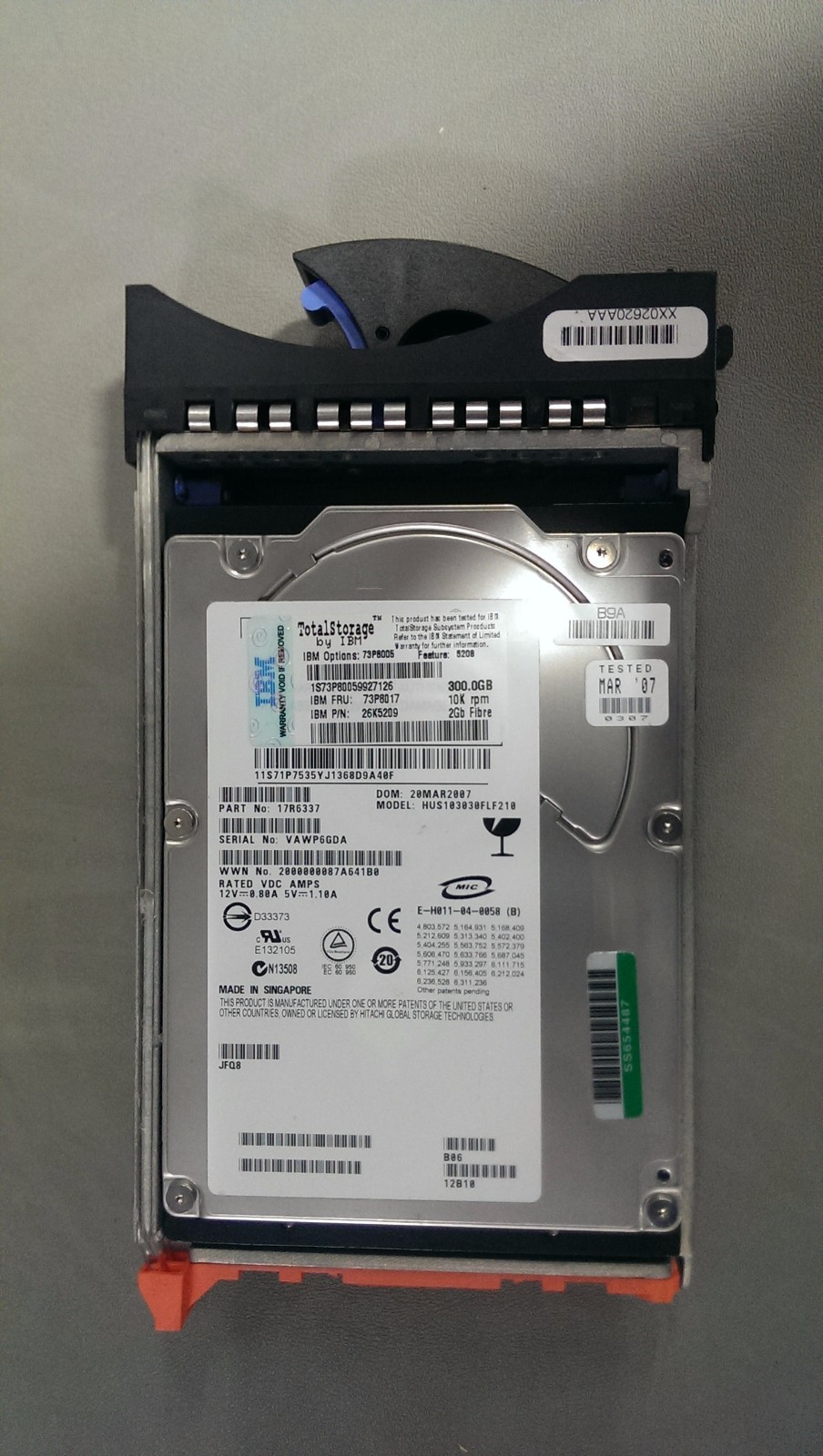 HP / SEAGATE BF14658244 146.8GB 15K FC Hard Drive 359709-003 ST3146854FC