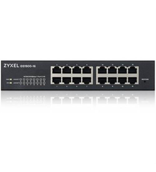 NEW ZYXEL GS1900-16 GS1900-16V03F 16-port GbE Smart Managed Switch - 16 Ports