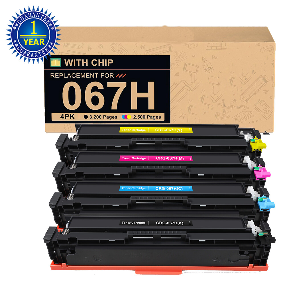 067H Toner Cartridge Compatible With Canon 067 H Color ImageCLASS MF656Cdw 654Cd