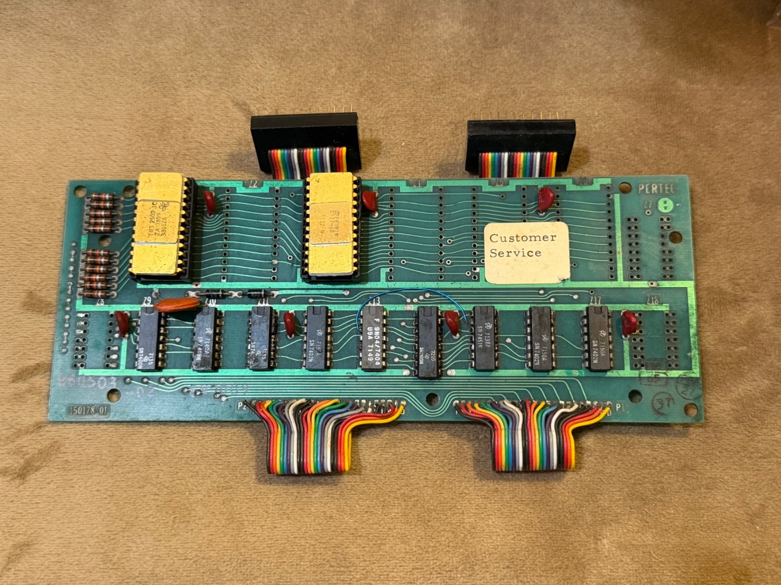 Vintage PRETEC MITS ALTAIR Peripheral Computer Card Gold IC CHIP  260501-02 RARE