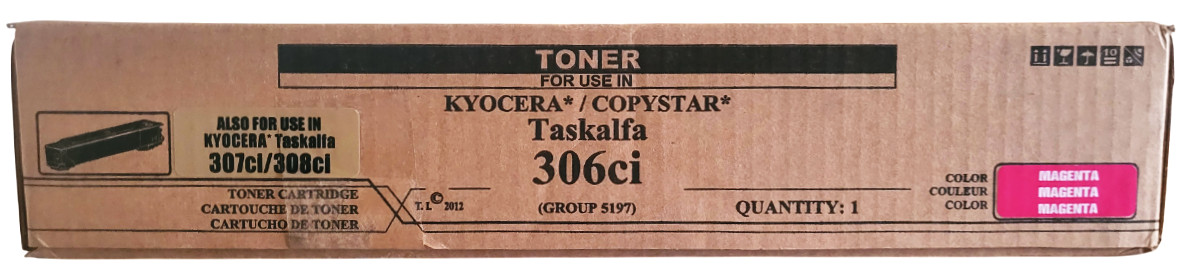 Toner Cartridge Replacement for TK-5197M TK5197M Magenta
