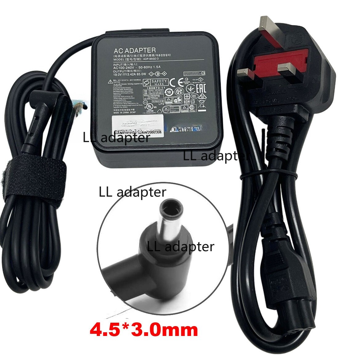 Original 65W AC Adapter Power Charger For MSI Modern 14 B11MO 14" i7 ADP-65GD D