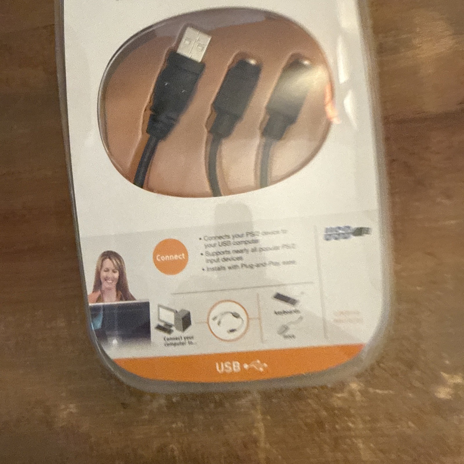Belkin USB to PS/2 Adapter F5U119VE1 Connect PS/2 Mouse & Keyboard through USB
