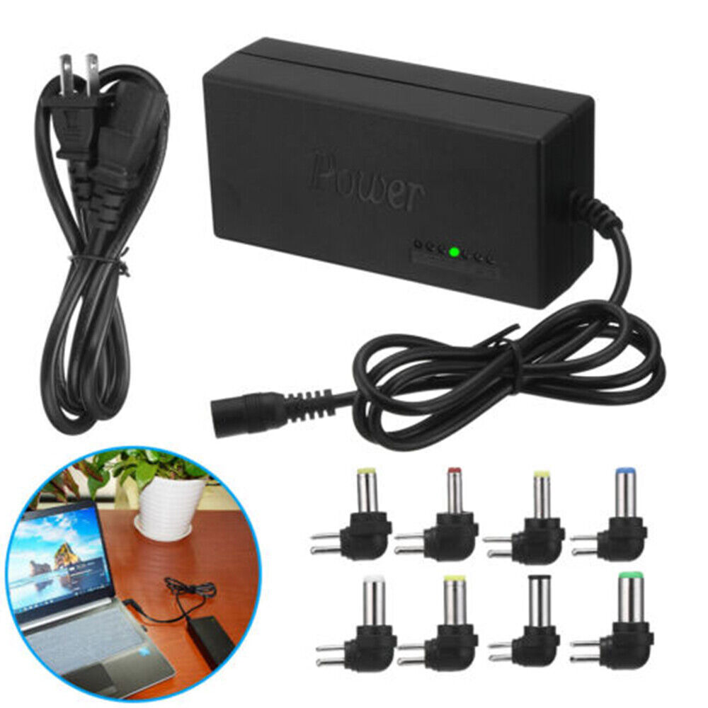 96W Universal Laptop Power Supply Charger Adapter 8/34 Tips for Notebook Charger