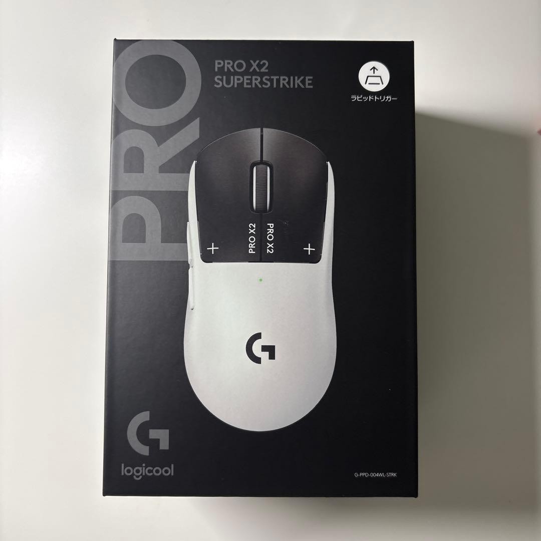 Logicool G PRO X2 SUPERSTRIKE LIGHTSPEED Wireless Gaming Mouse G-PPD-004WL-STRK