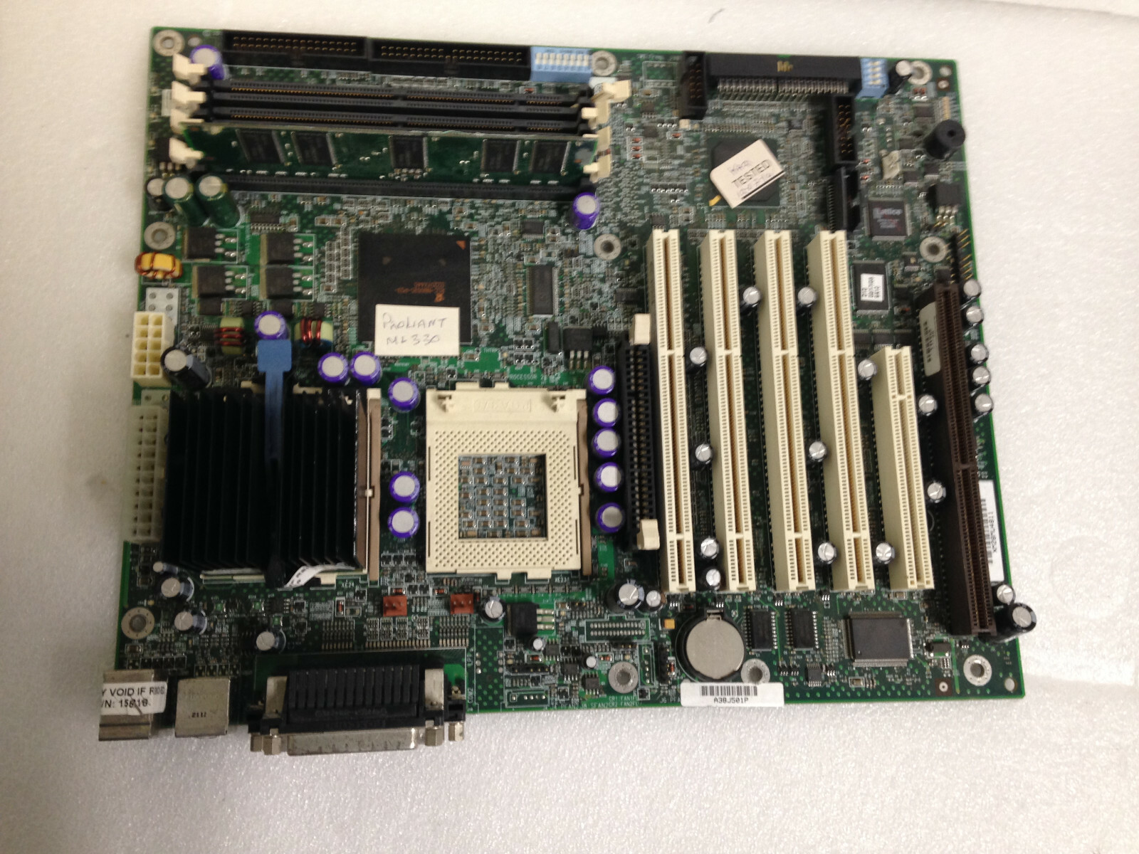 HP/Compaq 241485-001 Motherbaord W/ 128MB ML330 G2 CPU 