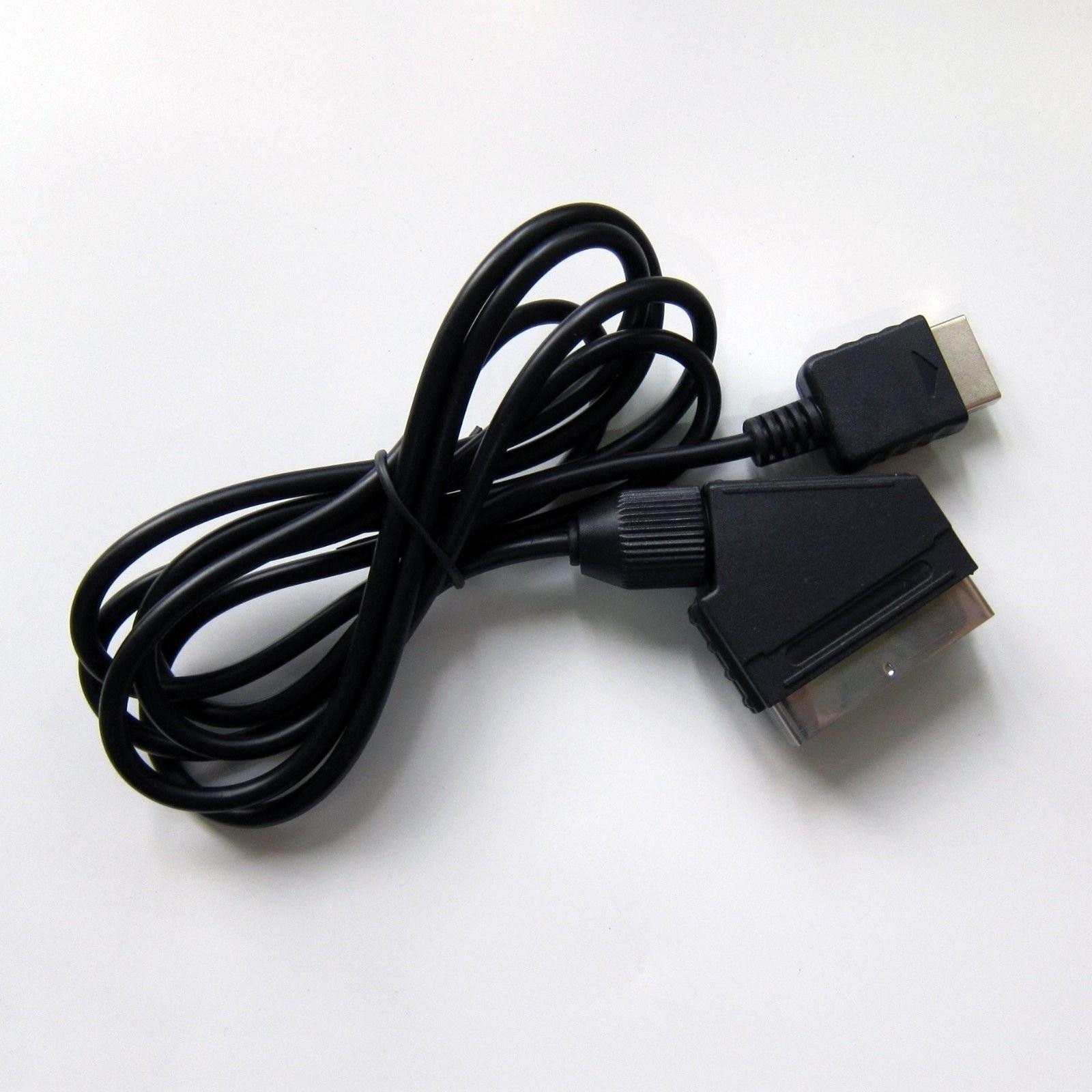 New PLAYSTATION 2 3 PsOne SLIMLINE PS1 PS2 PS3 Real RGB SCART 6 feet, Black