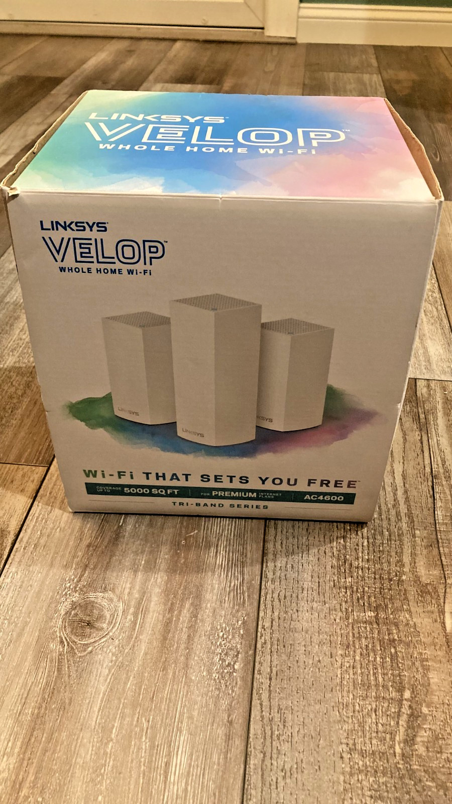Open Box Linksys Velop AC4600 Mesh Wi-Fi System VLP0203-BF 3 Pack