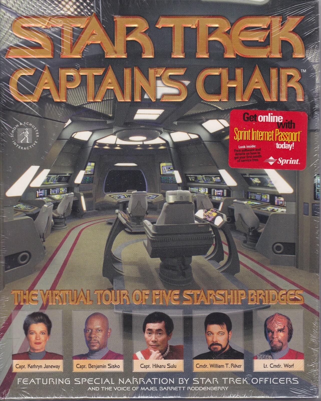 Star Trek: Captain's Chair (Virtual Tour, 1997) *BRAND NEW*