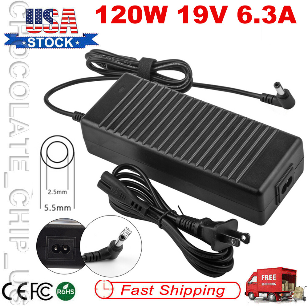 120W Laptop Adapter Charger For Asus PA-112128,ADP-120ZB BB,ADP-120RHB 19V 6.32A