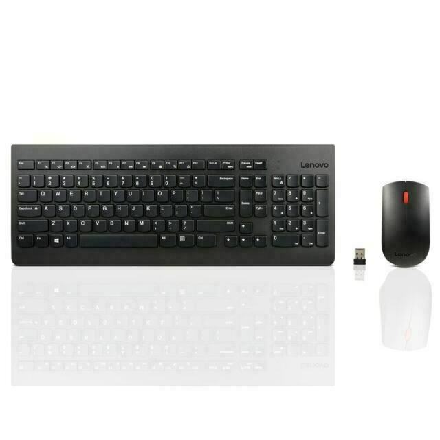 Lenovo 510 Wireless Keyboard & Mouse Combo 2.4 GHz Nano USB Receiver Full Size