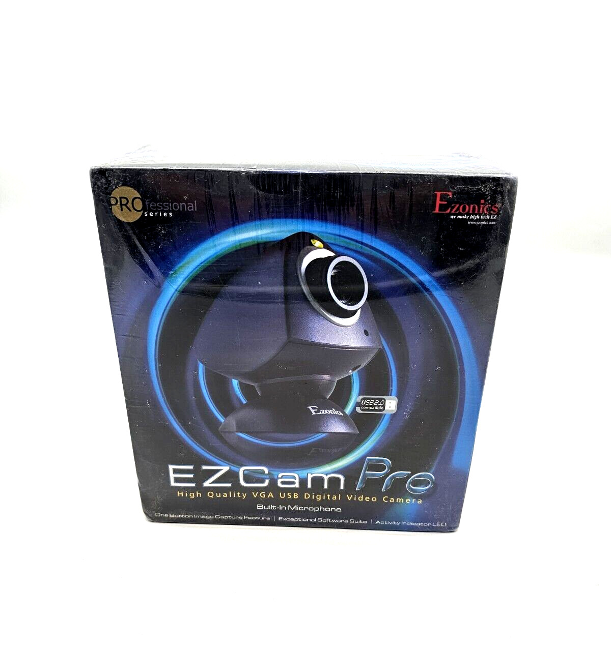 Ezonics EZ Cam Pro VGA USB Digital Video Camera w/ Built-in Microphone EZ-309