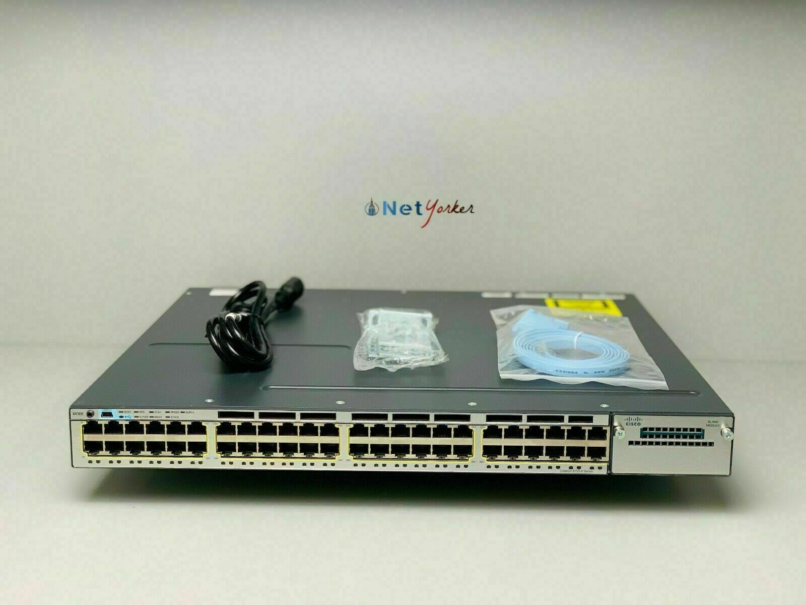 Cisco WS-C3750X-48T-L 48 Port Gigabit 3750X Switch - Same Day Shipping