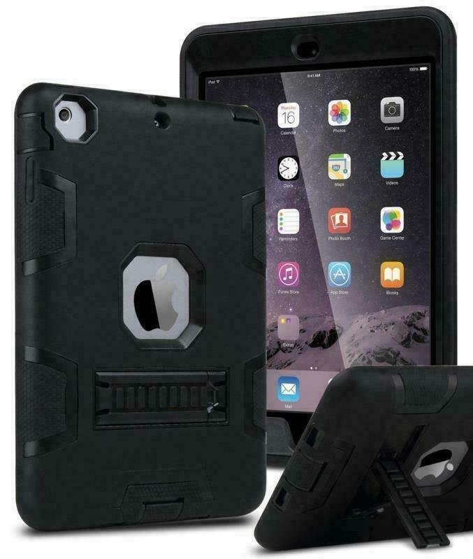 For iPad Mini1/2/3/4/5/6/7Air1/2/Pro Shockproof Military Heavy Duty Rugged Case