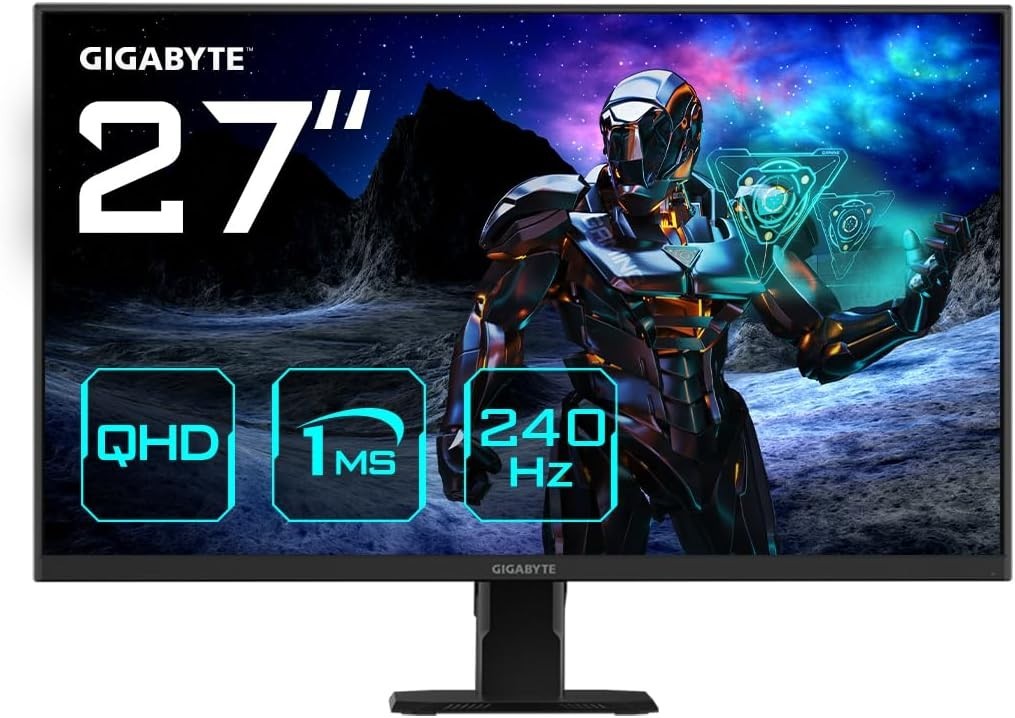 GIGABYTE GS27Q X - 27" IPS - 2560x1440 QHD - 240Hz/OC 250Hz Black (GS27Q X SA)