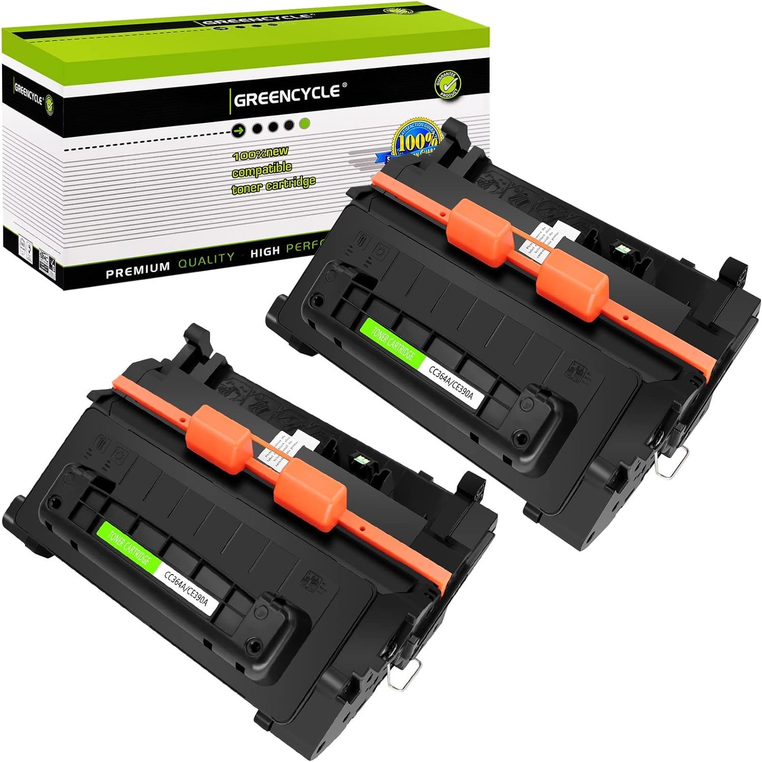 2 Pack CE390A Toner For HP 90A LaserJet Enterprise 600 M601 M602 M603 M4555 MFP
