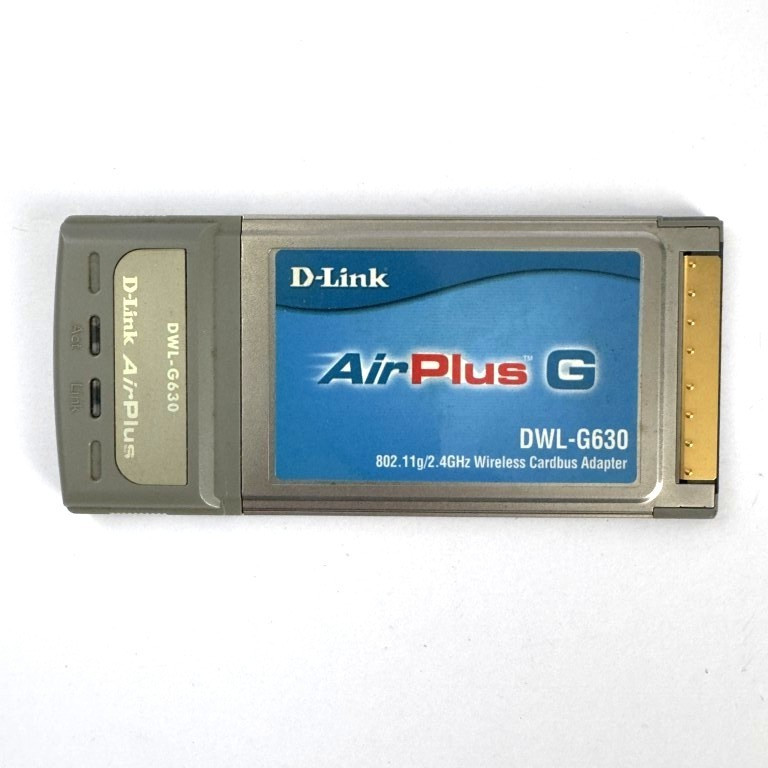D-Link AirPlus G DWL-G630 Laptop Notebook PCMCIA WiFi CardBus Adapter