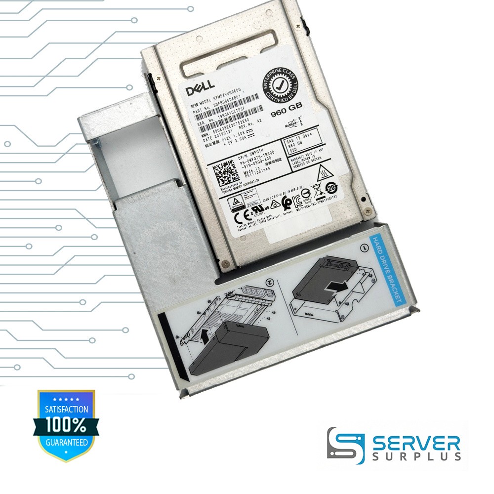 Toshiba KPM5XVUG960G 960GB SAS 12Gb/s 2.5 in Enterprise SSD | SDFBD86DAB01