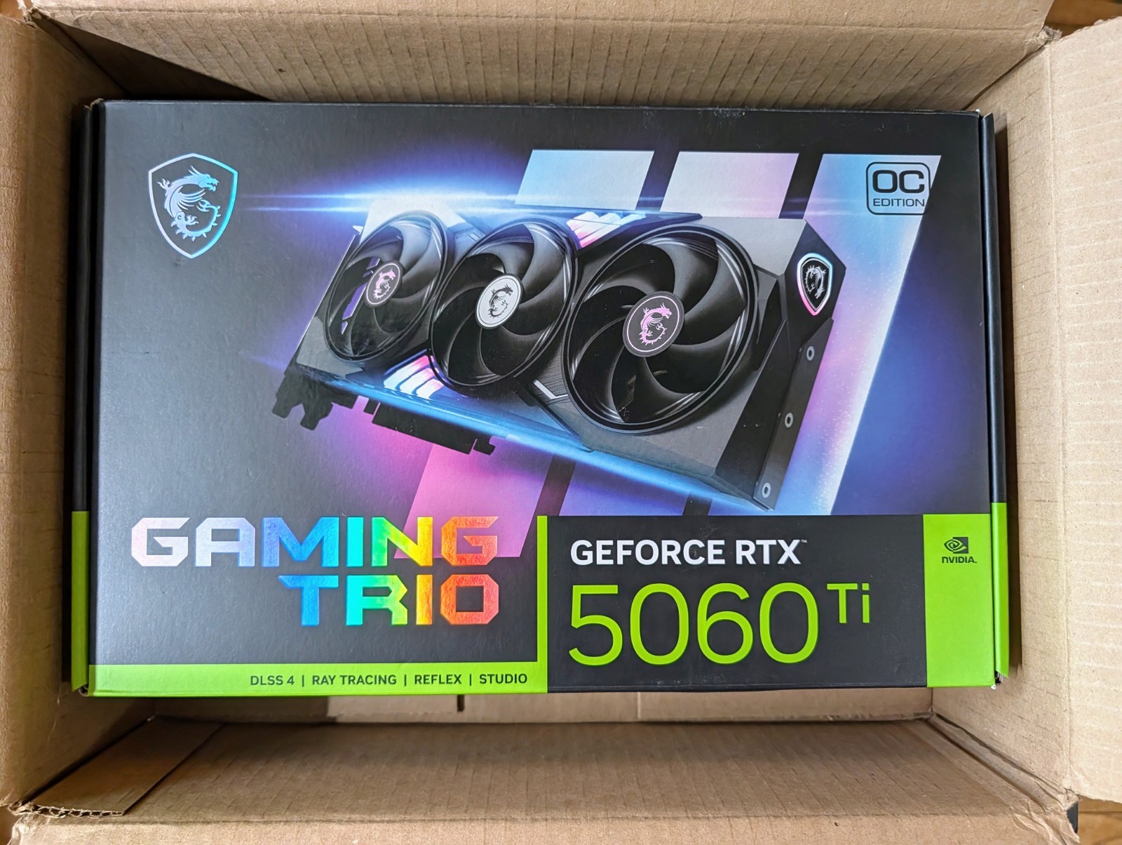 (NEW) MSI GeForce RTX 5060 Ti 16G GAMING TRIO OC Graphics Card