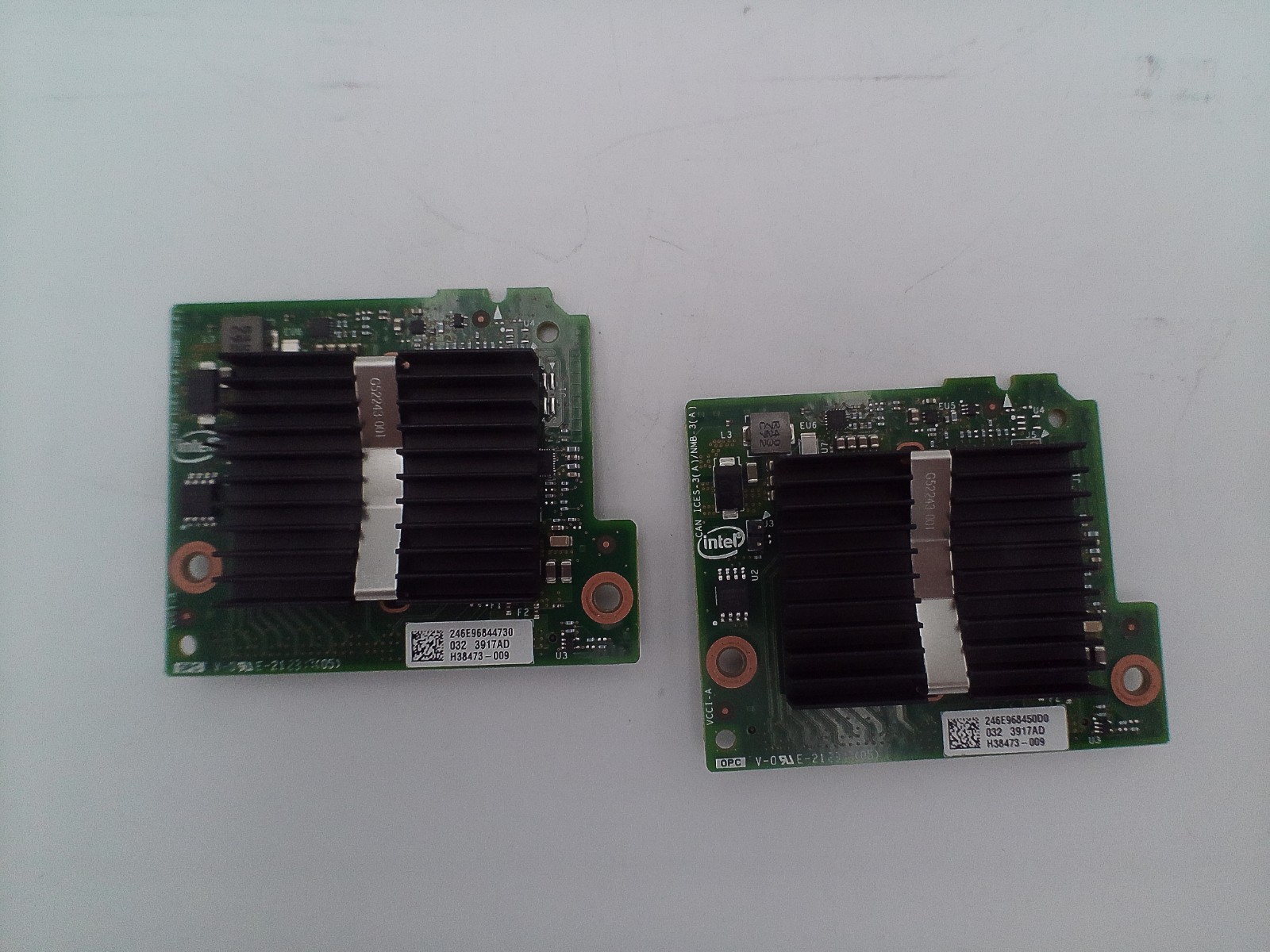 LOT OF 2 - Intel X710 4-Port Ethernet 10GbE Blade Network Daughter Card (Y348Y)