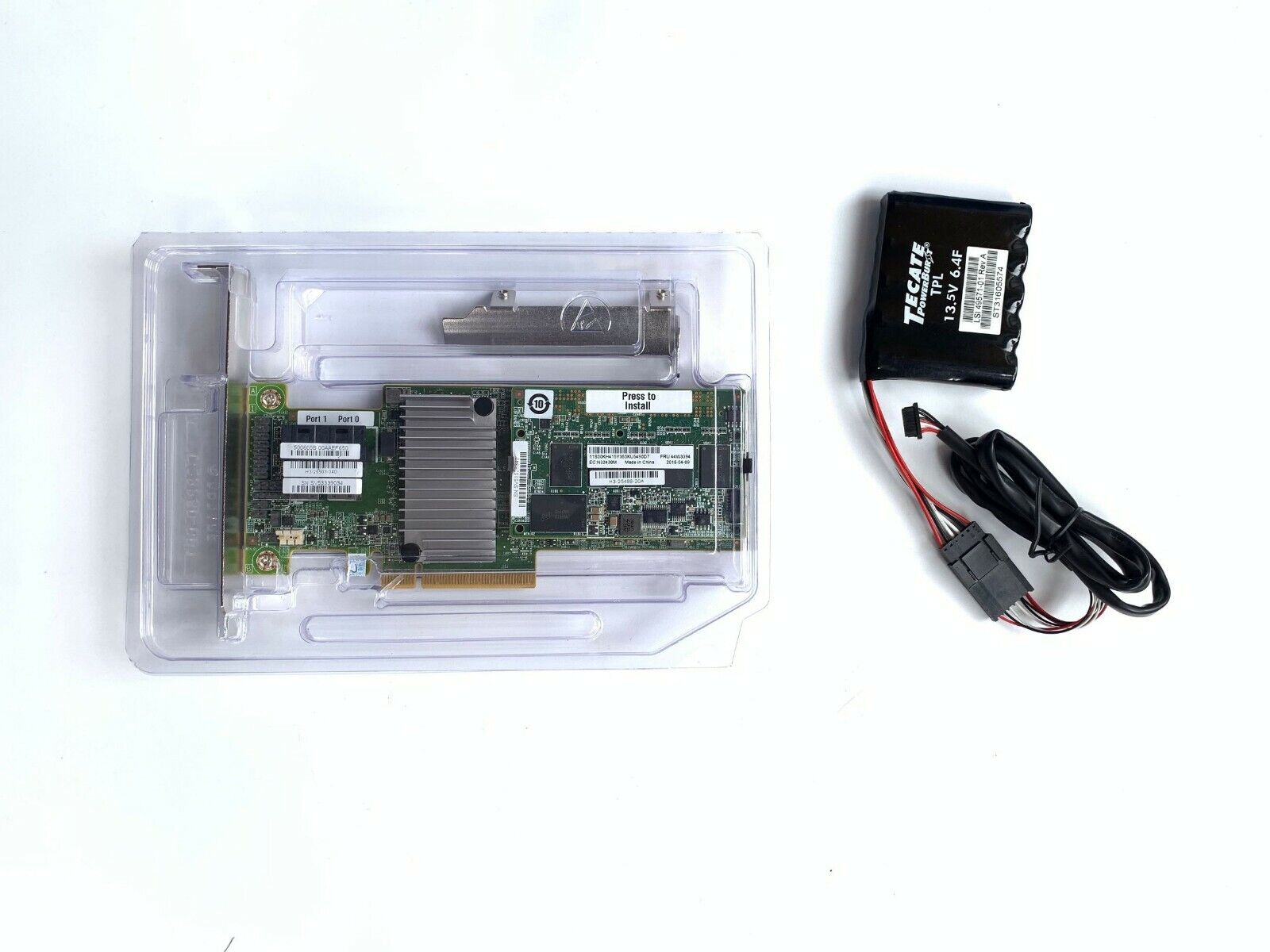 IBM ServeRAID M5210 SAS SATA PCI-E RAID Controller 46C9111 + 2GB Caching + BBU