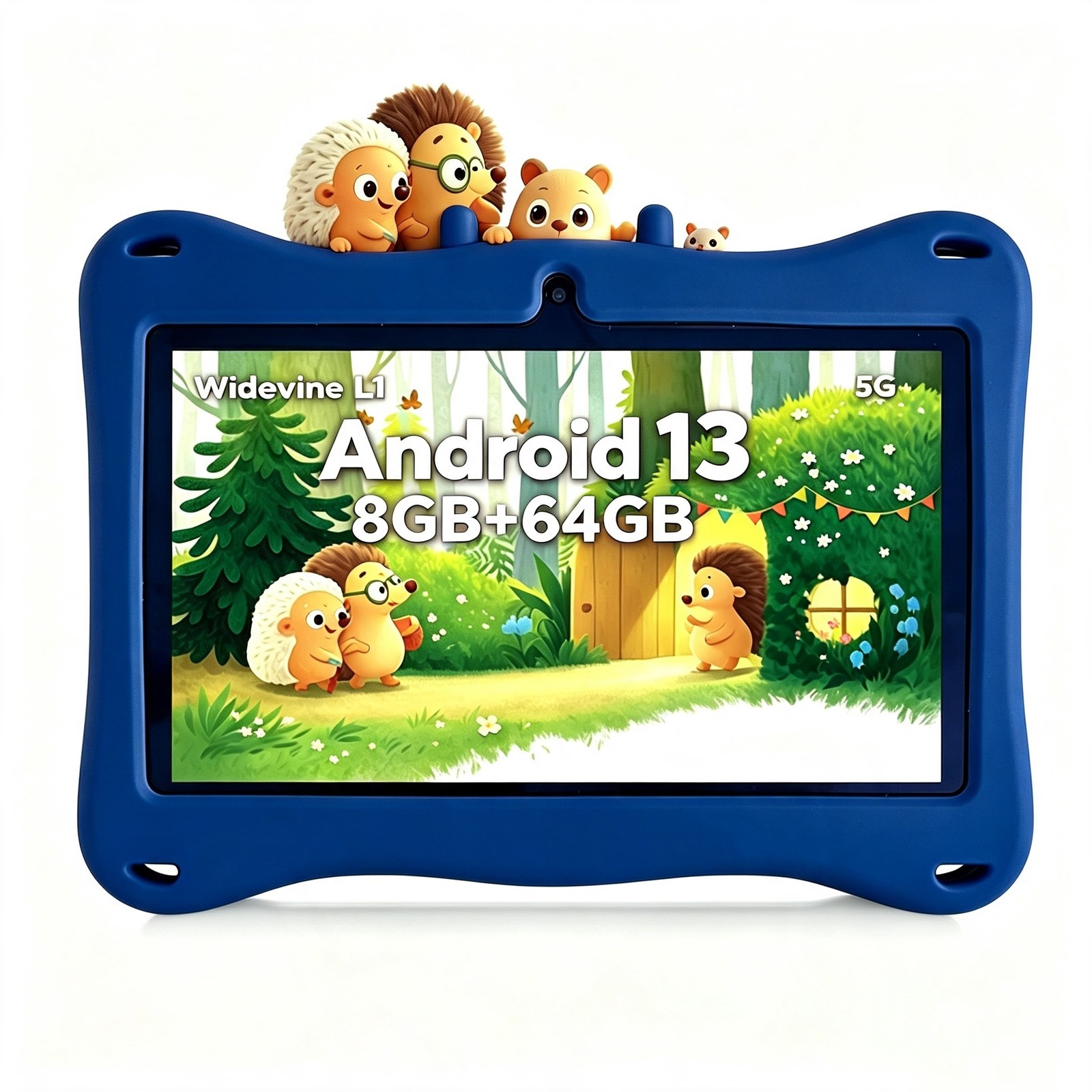 Kids Educational Tablet 7 Inch Portable Android 13 8GB+64GB For Learning & Kids