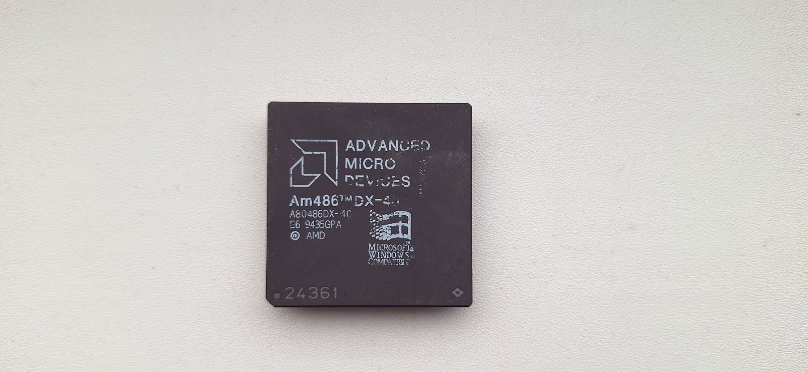 AMD Am486 DX-40 A80486DX-40, 486DX Vintage CPU, GOLD
