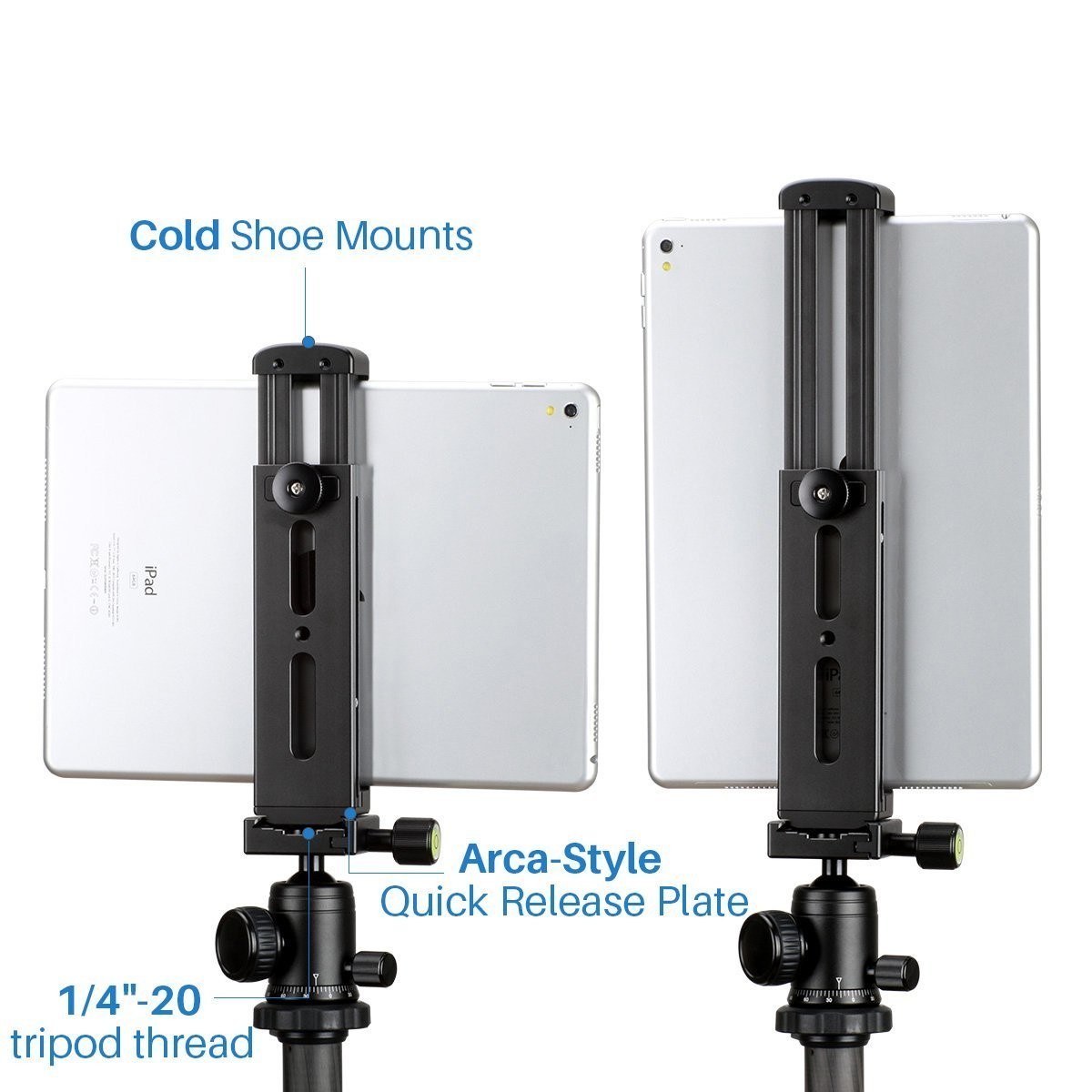 (NEW) U-Pad Pro, Metal Phone & Tablet Tripod Mount | Heavy Duty | Universal |