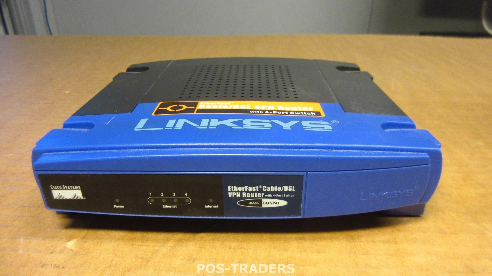 Linksys BEFVP41 V2.1 EtherFast Cable/DSL VPN Router with 4-Port Switch EXCL PSU