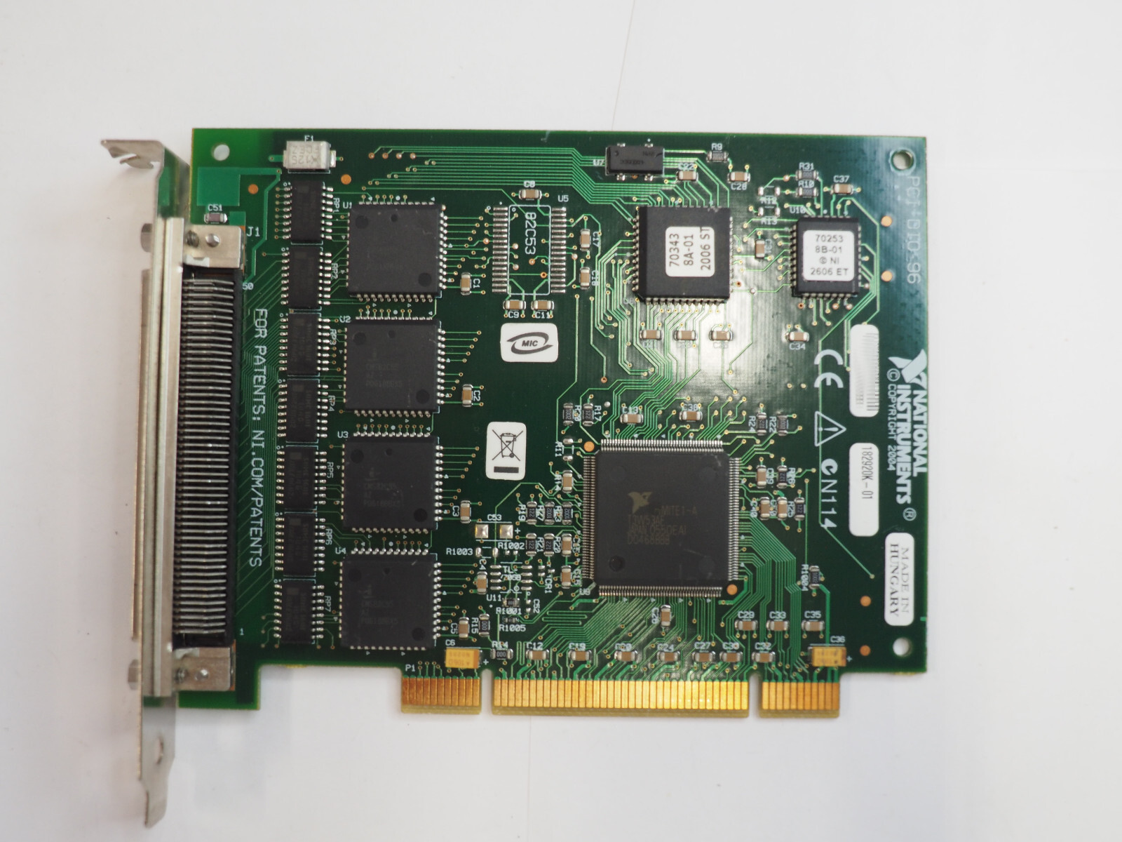 NATIONAL INSTRUMENTS PCI-DIO-96 182920K-01 INTERFACE CARD